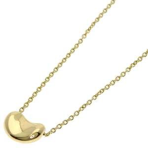 TIFFANY 18k Gold Bean Necklace